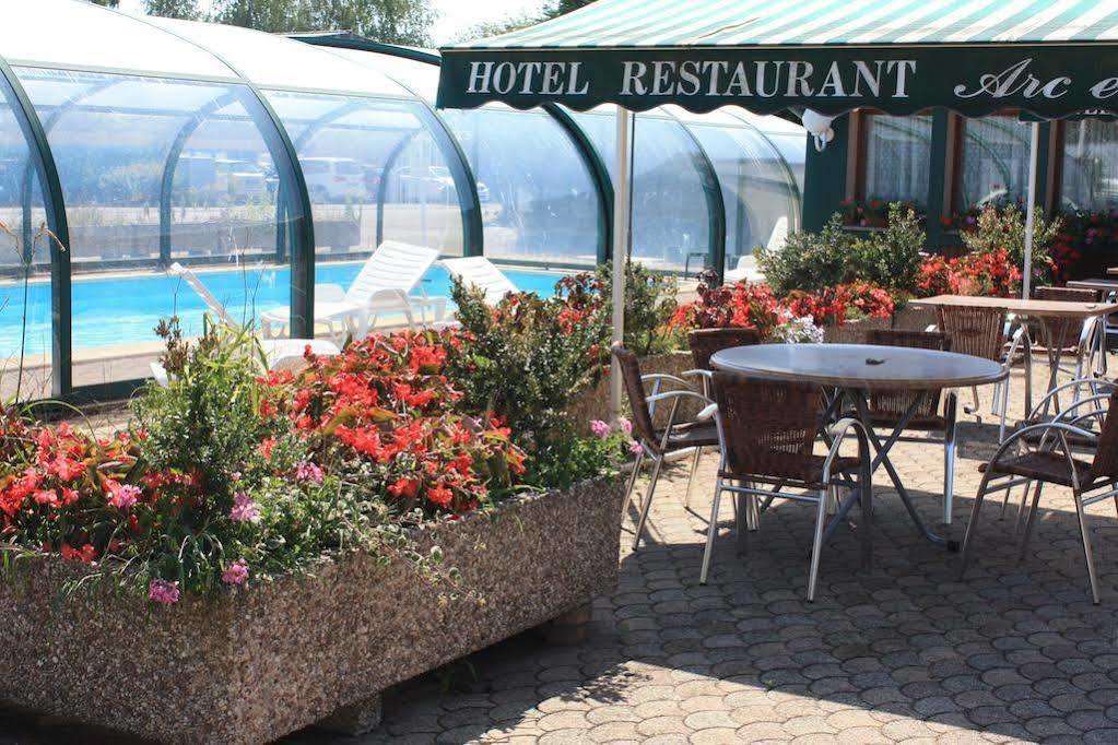 Contact Hotel Restaurant Relais Arc En Ciel-Wittenheim-Mulhouse Nord-Chambres Rénovées Esterno foto